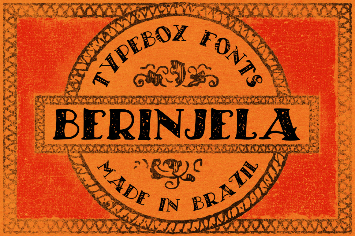 Berinjela Font Poster 1