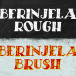 Berinjela Font Poster 2