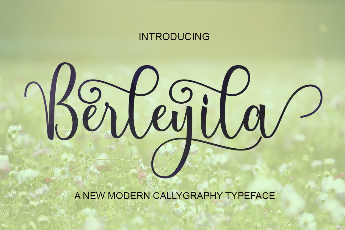 Berleyila Font Poster 1