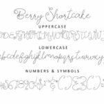 Berry Shortcake Font Poster 1