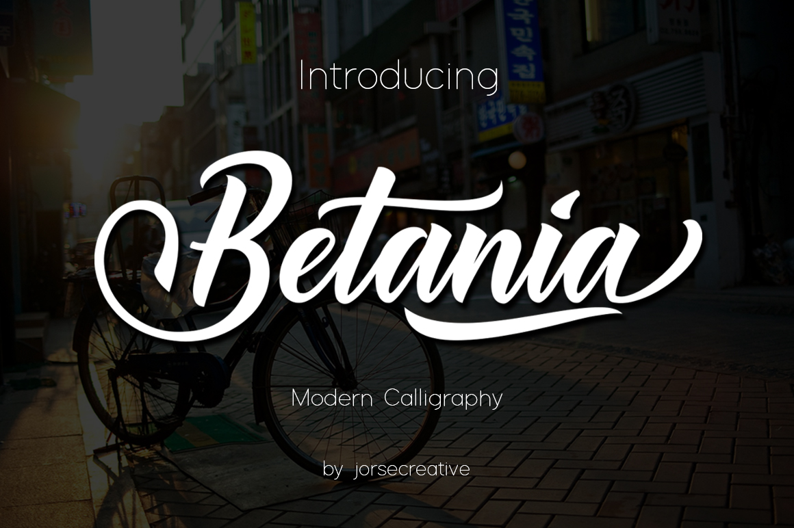 Betania Font Poster 1