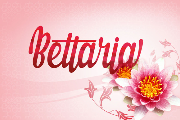 Bettaria Script Font