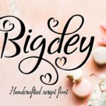 Bigdey Font Poster 1