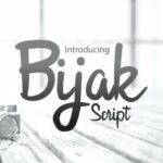 Bijak Font Poster 1