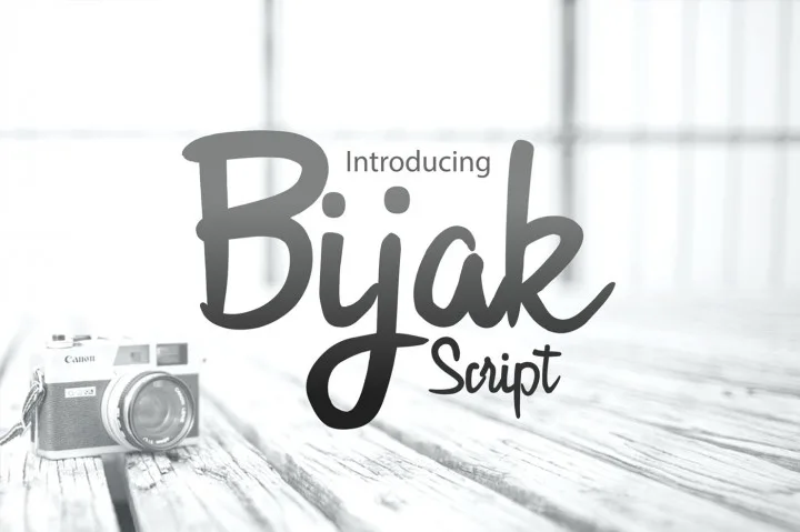Bijak Font Bijak Font Poster 1