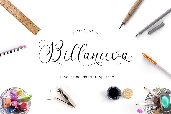 Billaneiva Font Poster 1