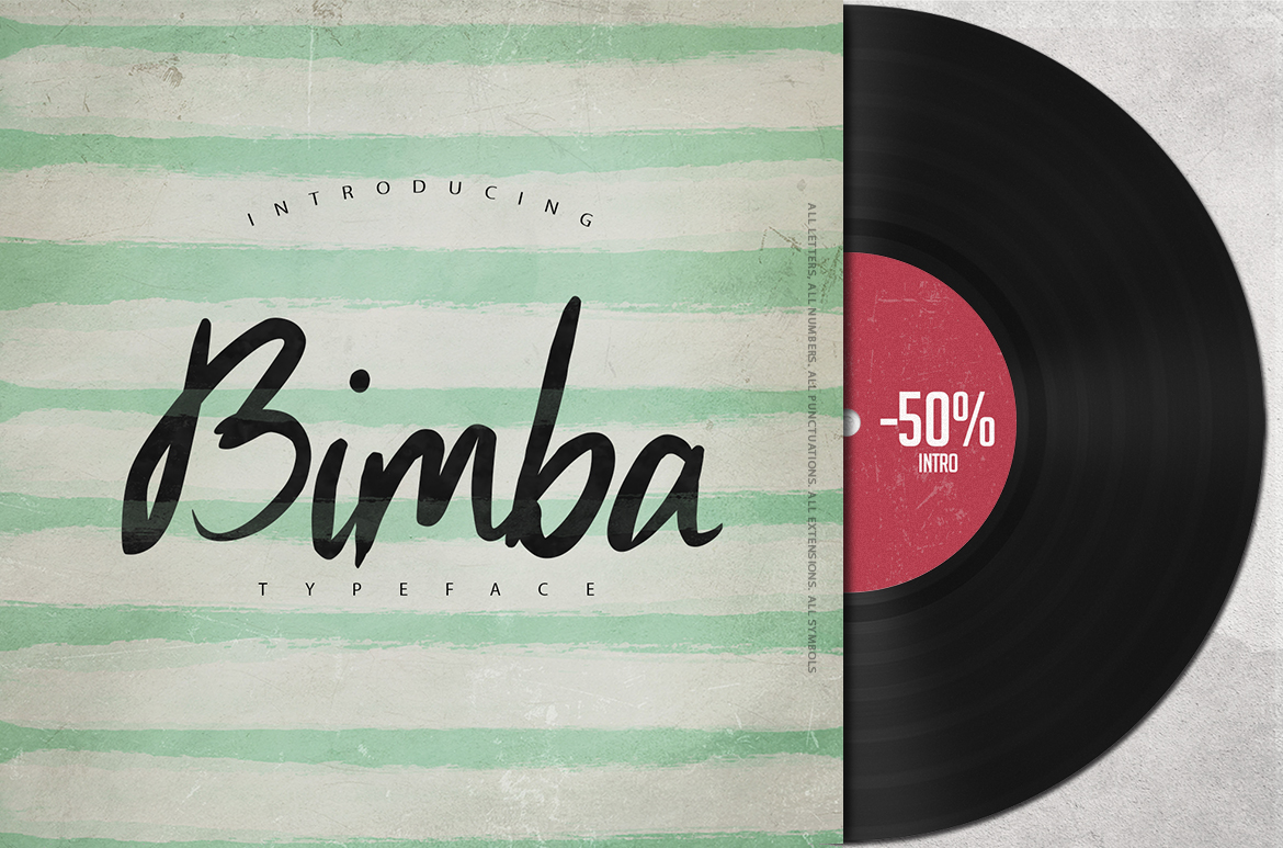 Bimba Font Poster 1