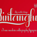 Bintanghu Font Poster 1