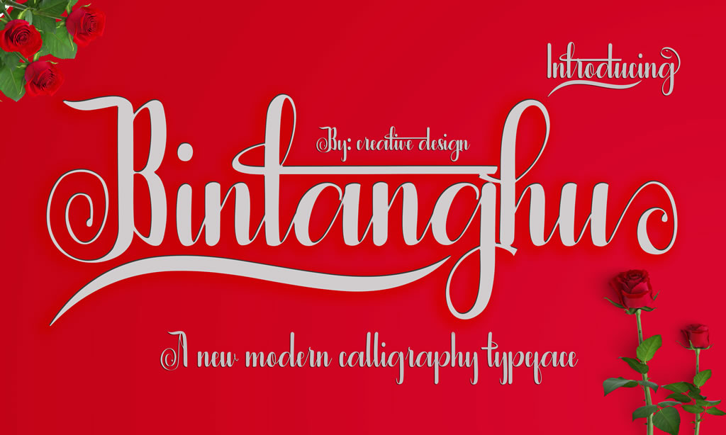 Bintanghu Font Poster 1