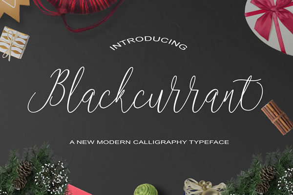 Blackcurrant Font