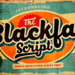 Blackfat Script Font Poster 1