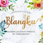 Blangku Font Poster 1