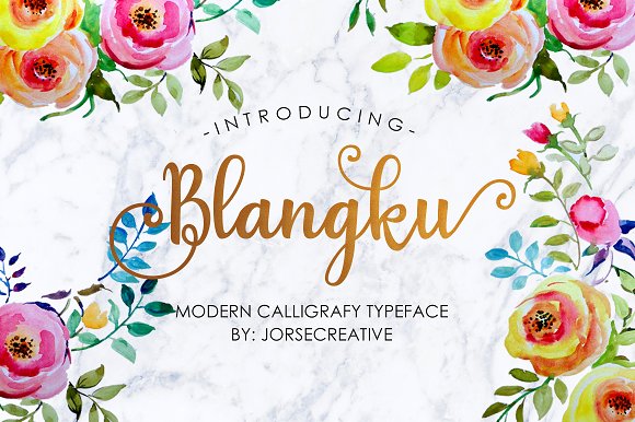 Blangku Font Poster 1