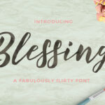 Blessing Font Poster 1