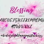 Blessing Font Poster 6