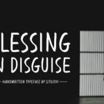 Blessing in Disguise Font Poster 1