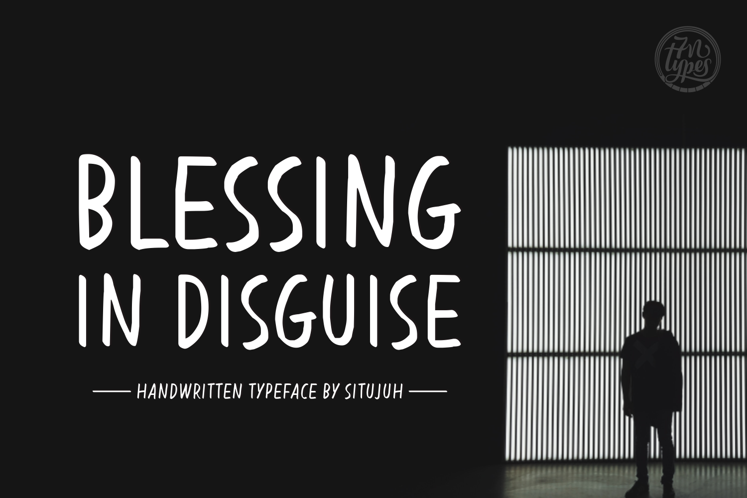 Blessing in Disguise Font Poster 1