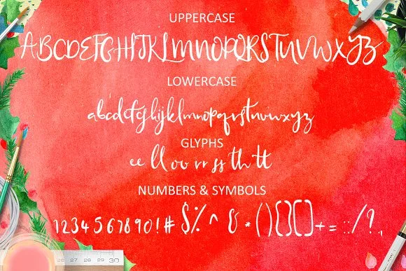 Blissfully Font Blissfully Font Poster 1