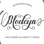 Blodeyn Font Poster 1