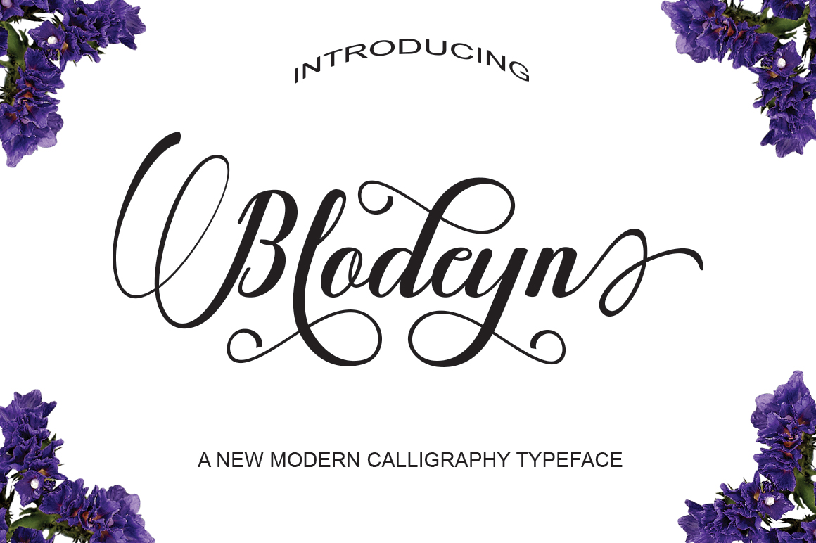 Blodeyn Font Poster 1