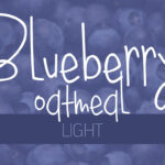 Blueberry Oatmeal Light Font Poster 1