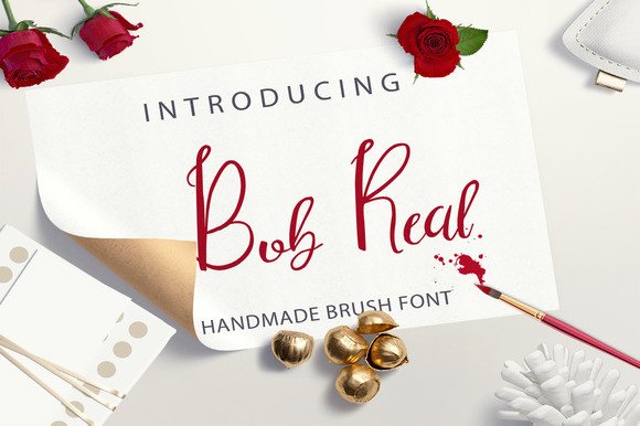 Bob Real Font Poster 1