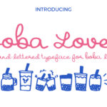 Boba Lover Font Poster 1