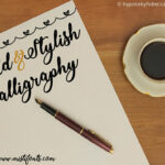 Bold & Stylish Calligraphy Font Poster 1