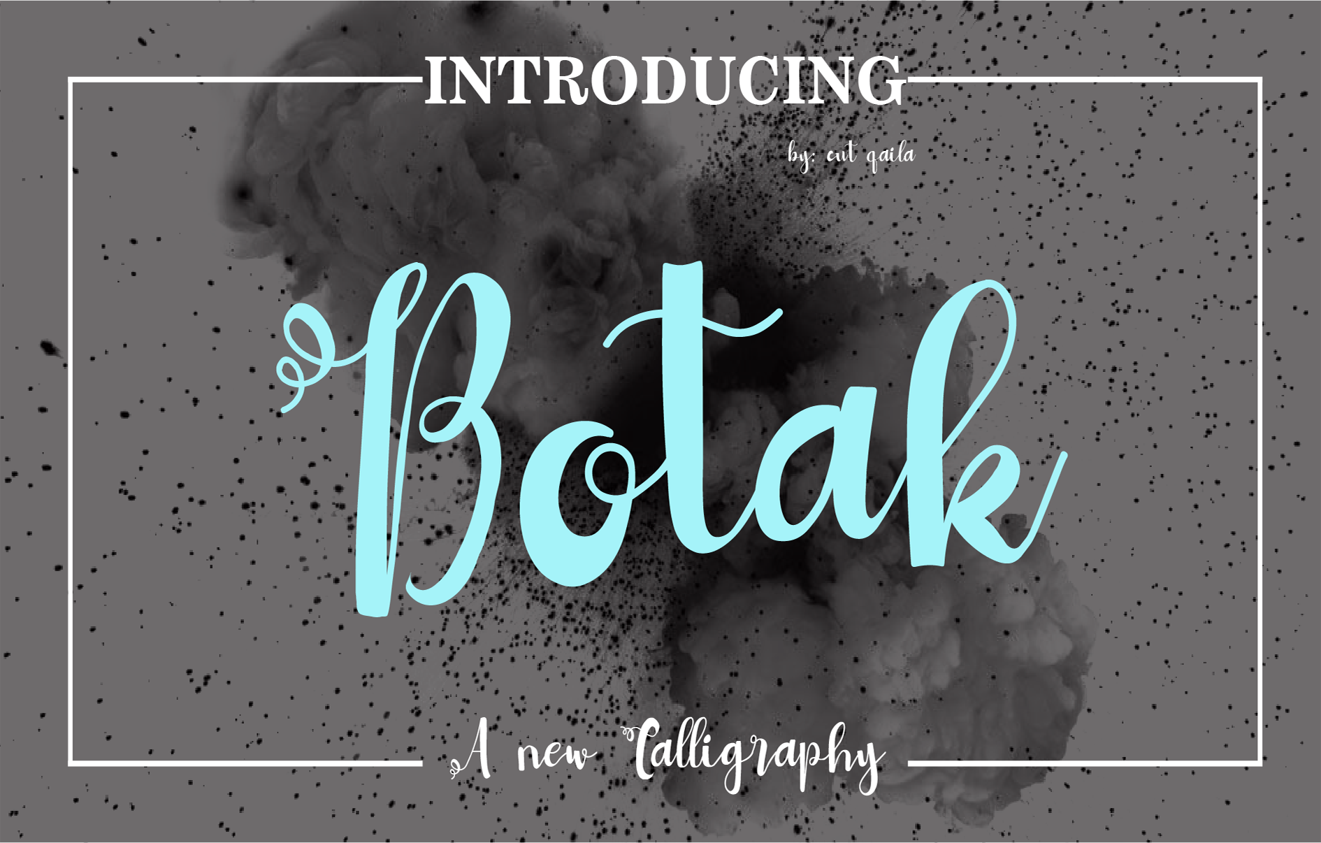 Botak Font Poster 1