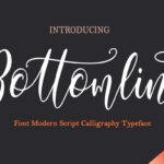 Bottomline Font Poster 1