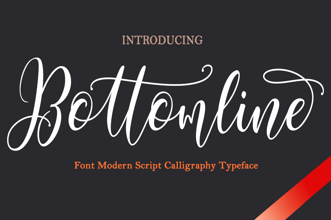 Bottomline Font Poster 1