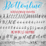 Bottomline Font Poster 9