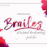 Brailes Font Poster 1