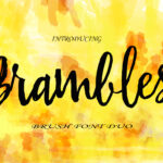 Brambles Font Poster 1