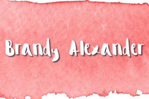 Brandy Alexander Font Poster 1