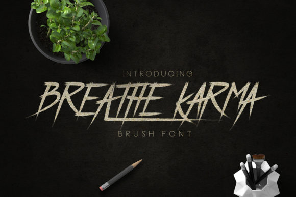 Breathe Karma Font Poster 1