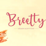 Breetty Font Poster 1