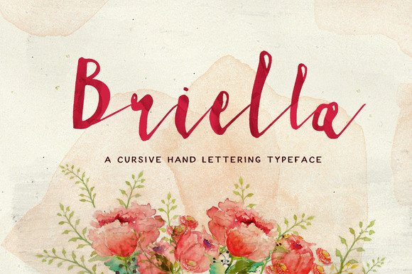 Briella Font Poster 1