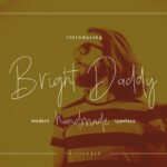Bright Daddy Font Poster 1
