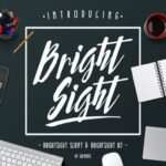 Bright Sight  Font Poster 1