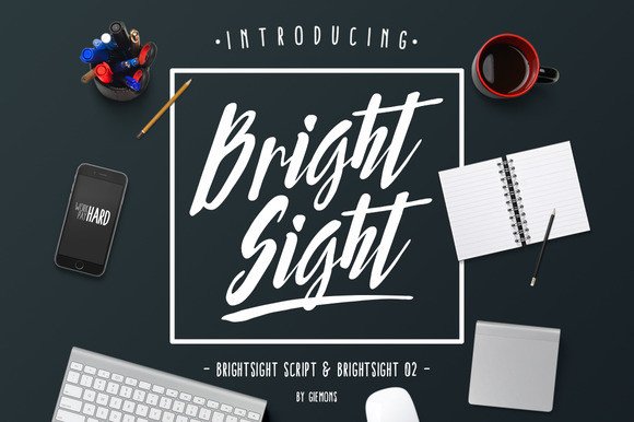 Bright Sight  Font Poster 1