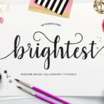 Brightest Font Poster 1