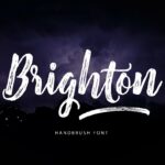 Brighton Font Poster 1