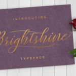 Brightshine Font Poster 1