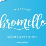 Bromello Font Poster 1