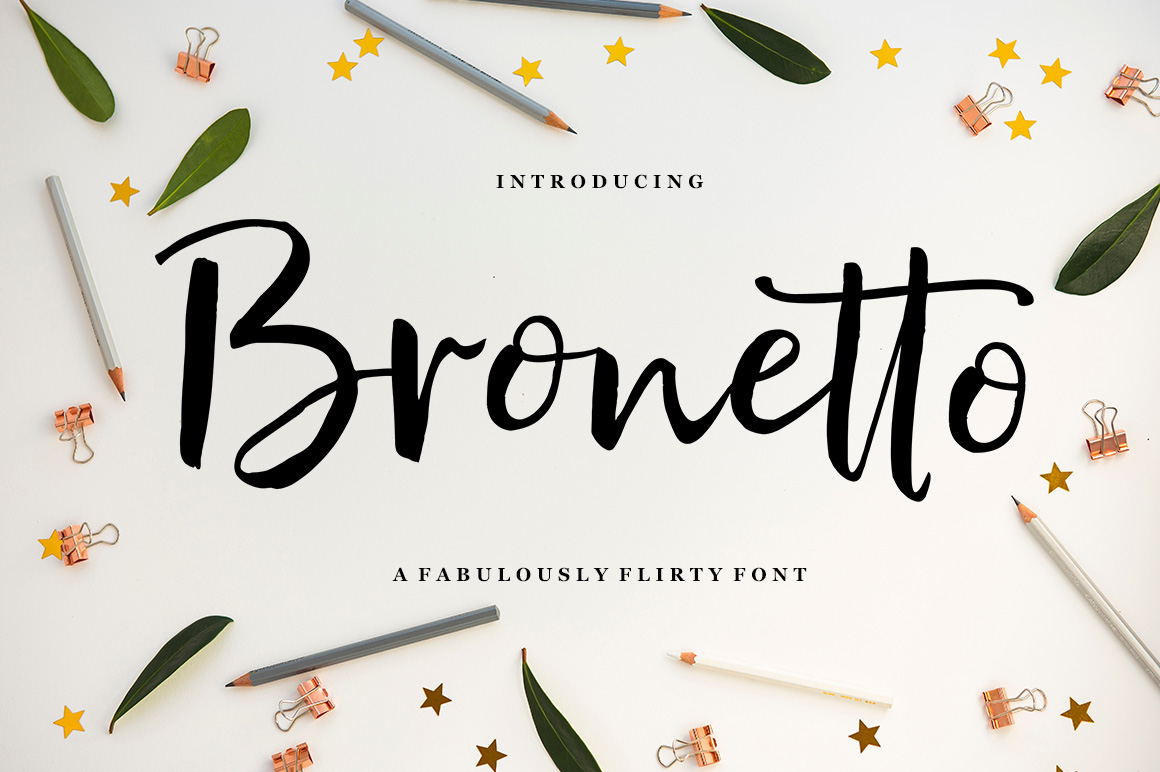 Bronetto Font Poster 1