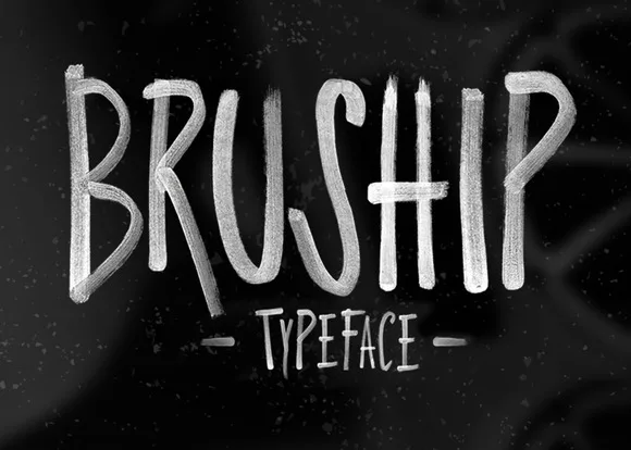 Bruship Font Bruship Font Poster 1