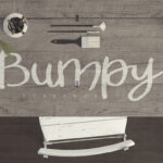 Bumpy Font Poster 1