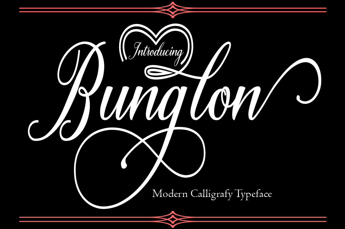 Bunglon Font Poster 1