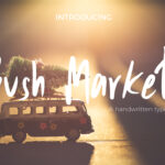 Bush Market Script Font Poster 1